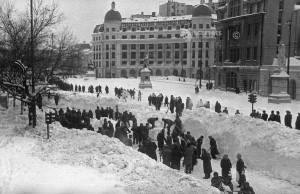 Cea mai cumplită iarnă din România secolului XX a fost în anul 1954
